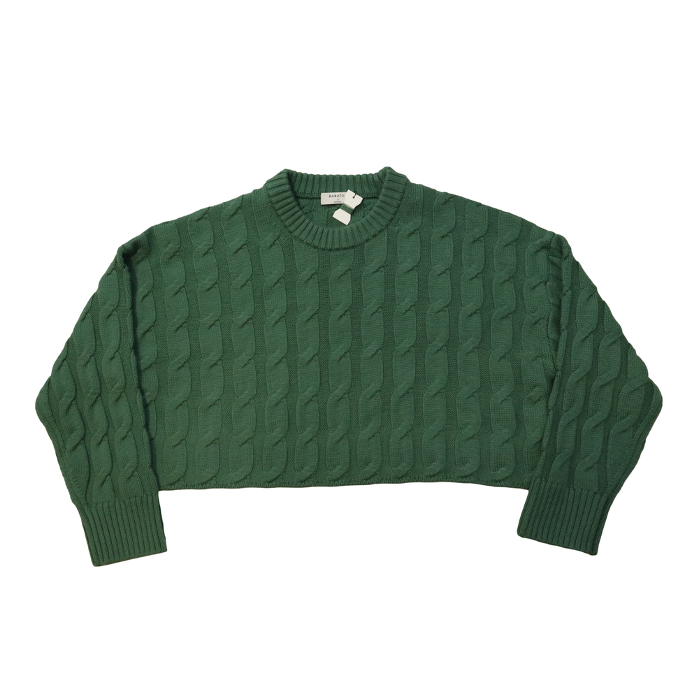 Babaton Cable Knit Crop Sweater Size S